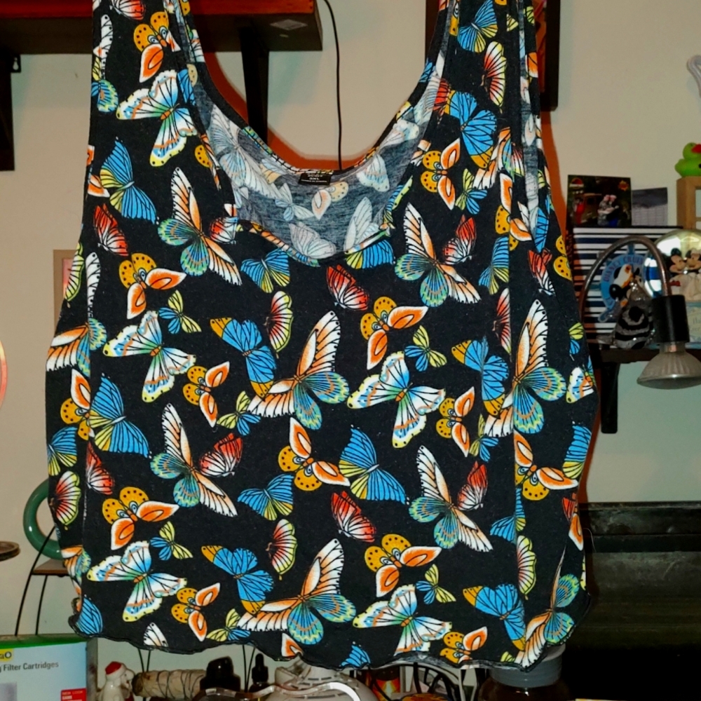 Shein butterfly top